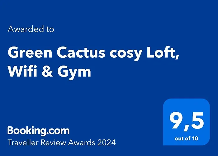 Green Cactus Cosy Loft, Wifi & Gym